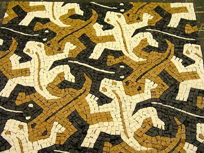 ESCHER. Ящерицы