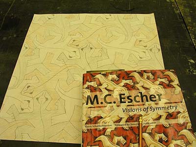 ESCHER. Ящерицы
